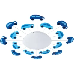Eglo Viki 1 loftlampe m/biler blå Ø63 cm