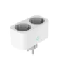Energimåler plug m/timer wifi dobbeltstik - Elworks