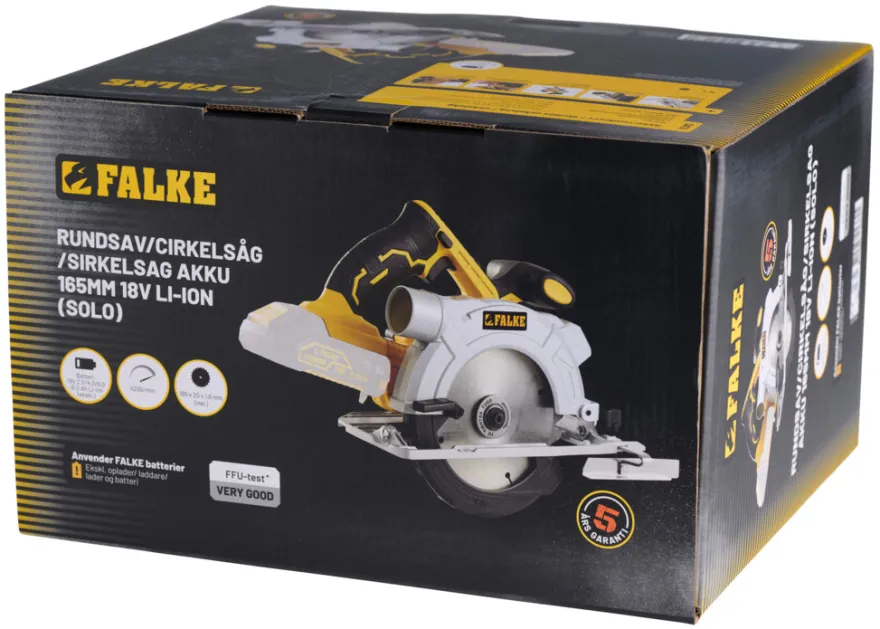 Falke® akku rundsav 165 mm