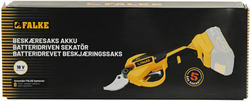 Falke® beskæresaks kulfri akku 18 V