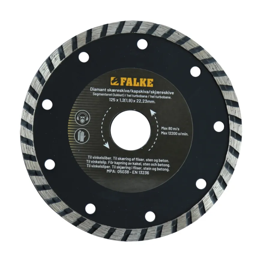 Falke® diamant turboklinge Ø125 mm