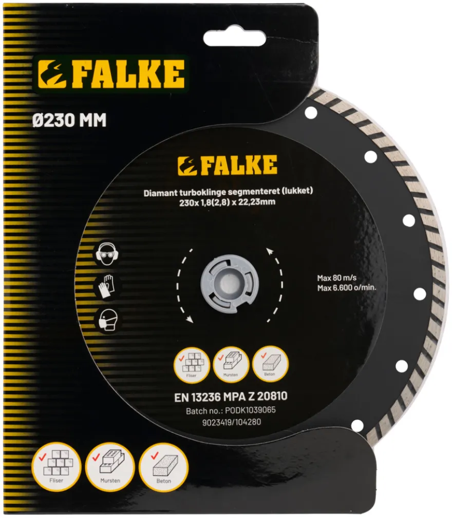 Falke® diamant turboklinge Ø230 mm