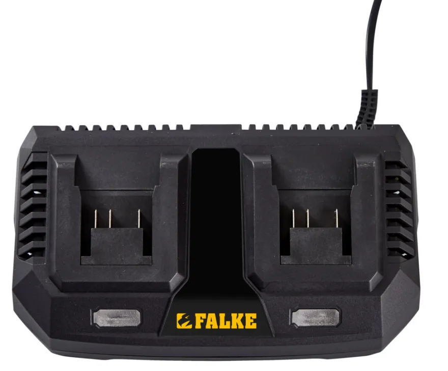 Falke® dobbeltoplader 18 V Li-ion