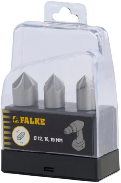 Falke® forsænkningsborssæt 3 stk.