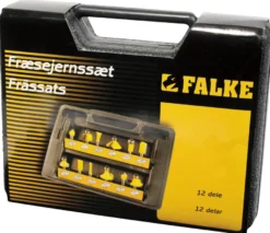 Falke® fræsejernssæt 12 dele