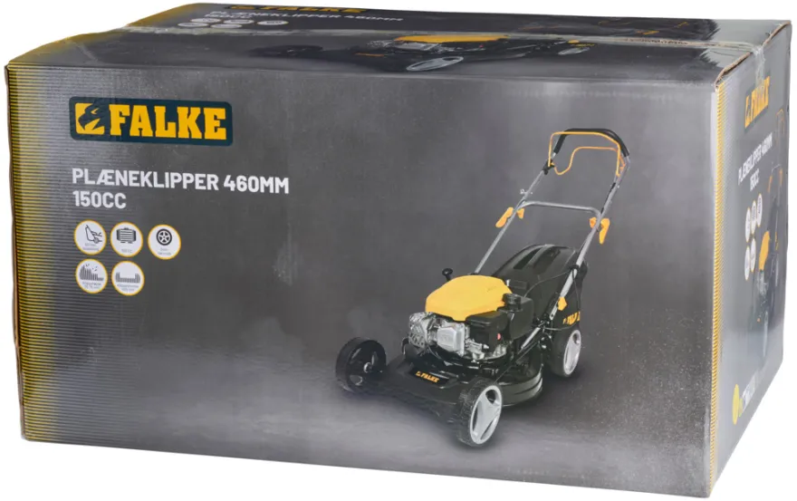 Falke® plæneklipper benzin 150CC selvkørende