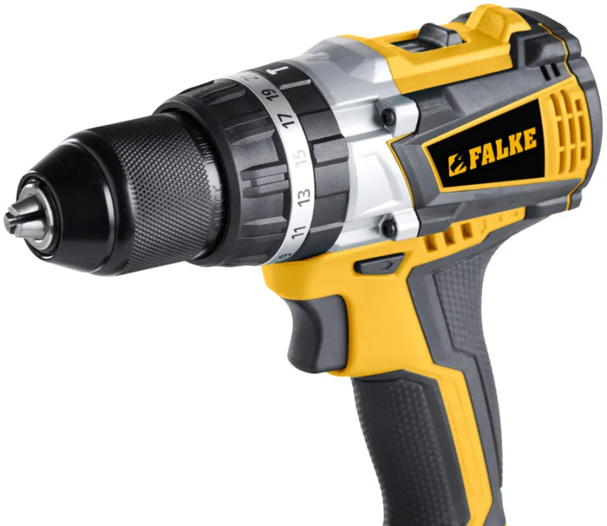 Falke® skrue-/boremaskine m/slag akku kulfri 18 V