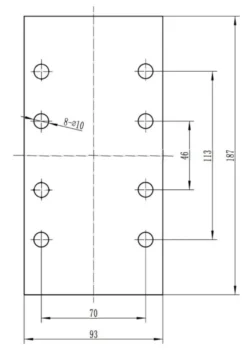 Falke® slibepapir 230 x 93 mm til rystepudser