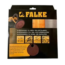 Falke® sliberondel Ø220 mm K120 10-pk.