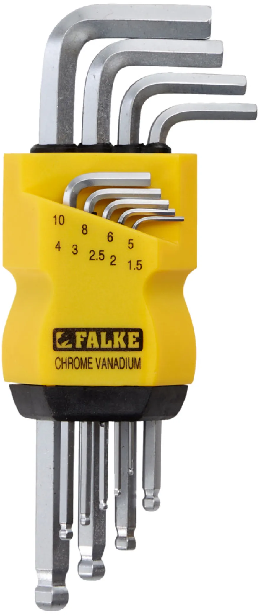 Falke® stiftnøglesæt m/kuglehoved 9 dele