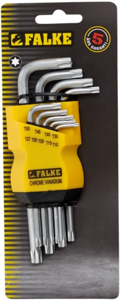 Falke® stiftnøglesæt torx 9 dele