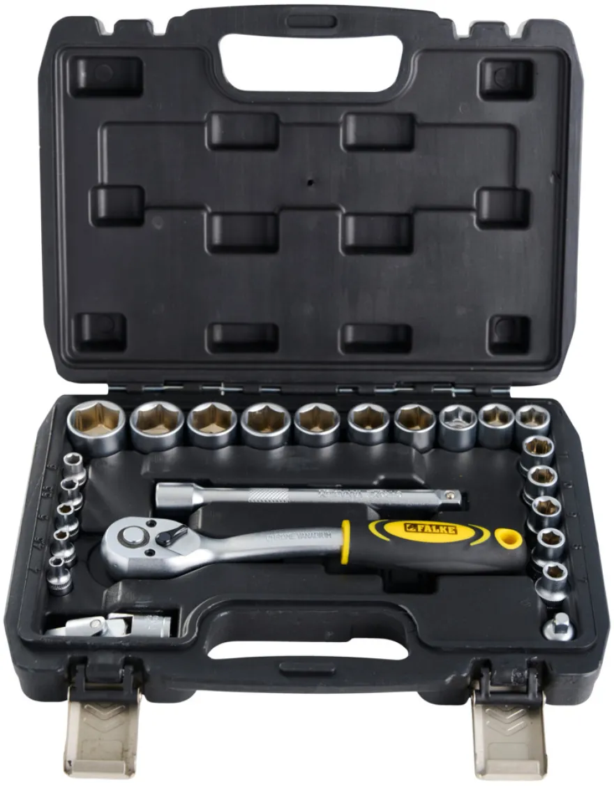 Falke® topnøglesæt 3/8" 24 dele