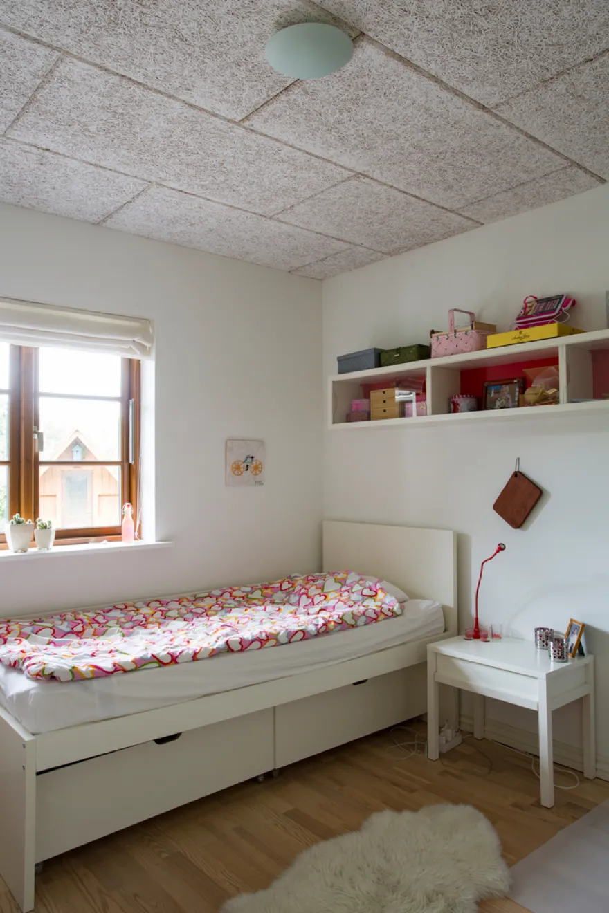 Fibrolith træbeton K5 hvid 600 x 1200 mm - Køb i butik