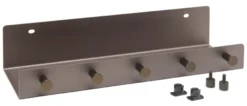 FibroTech hylde m/kroge 32 x 10,2 cm - bruneret stål