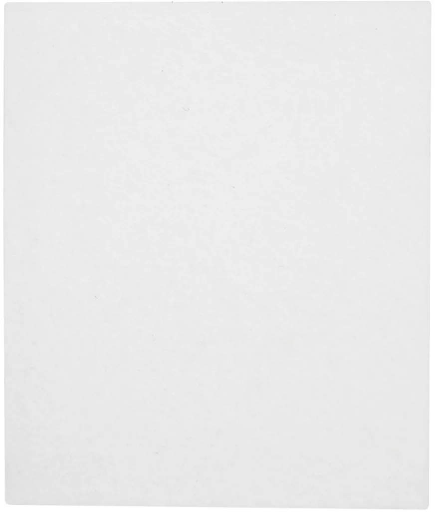 Filtpude selvklæbende 80 x 90 mm hvid - 1 stk.