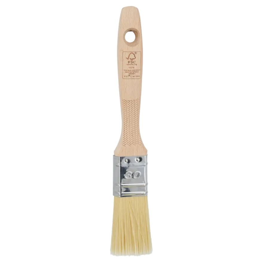 Fladpensel m/træskaft 30 mm - LUXI®