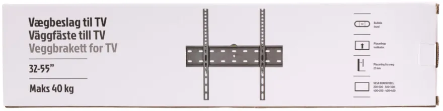 Fladskærmsbeslag slim 32-55"