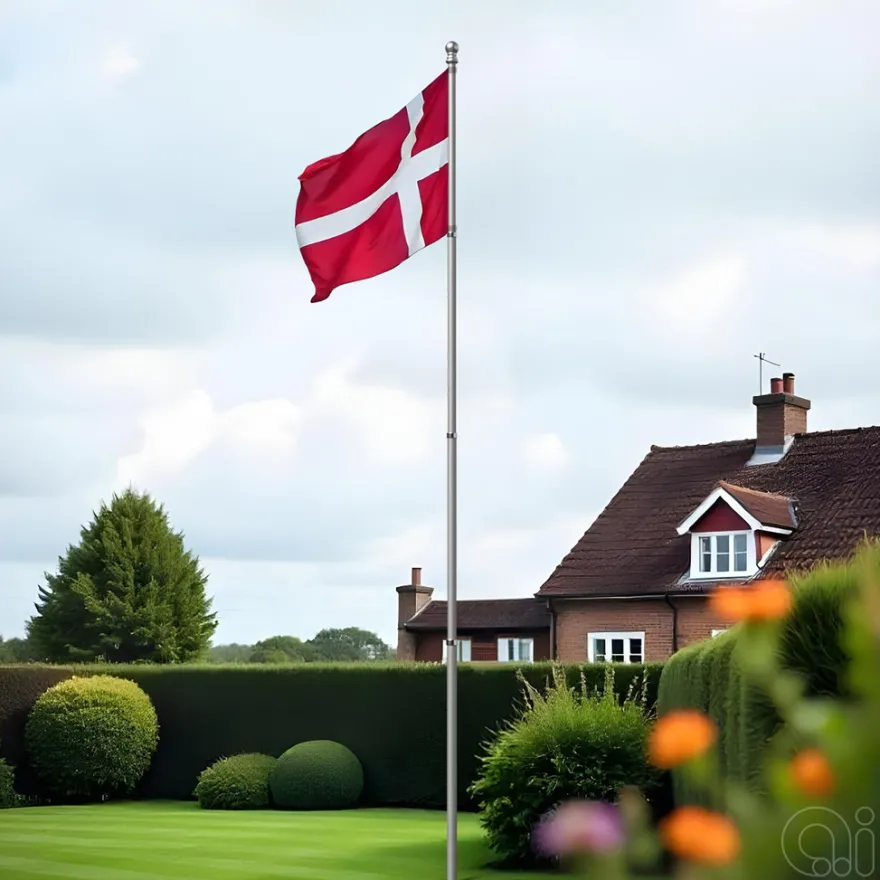 Flagstang teleskop 4 meter