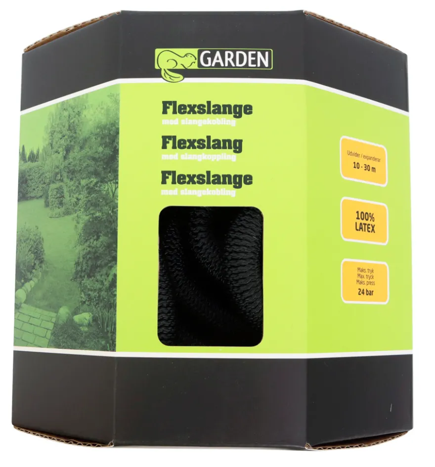 Flexslange med slangekobling 10-30 meter - Garden®