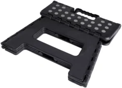 Foldbar skammel sort 32 x 25 x 22 cm