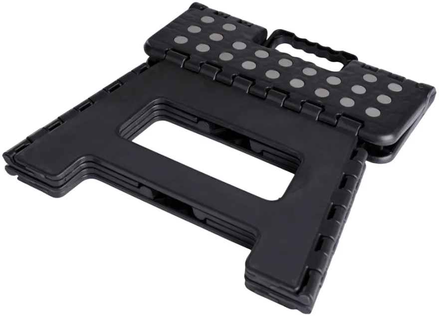 Foldbar skammel sort 32 x 25 x 22 cm