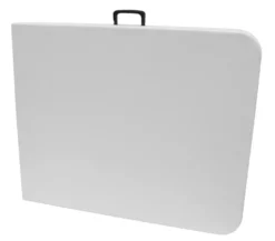 Foldebord stål/plast 180 x 75 cm hvid