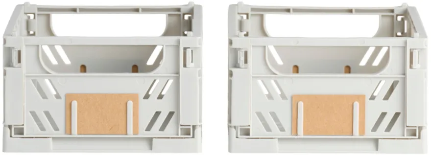 Foldekasse hvid 1,2 liter 2-pk. - DAY