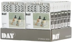 Foldekasse hvid 1,2 liter 2-pk. - DAY