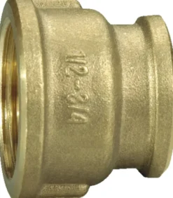 Formindskermuffe 3/4" x 1/2" messing