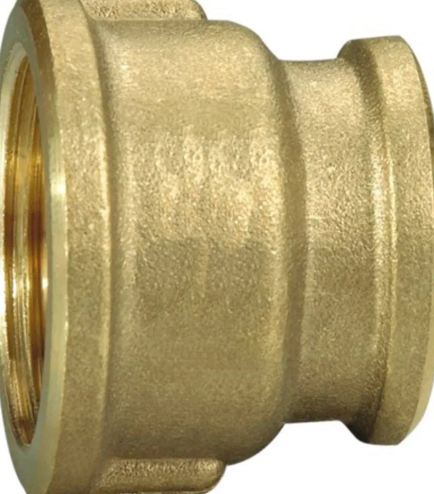 Formindskermuffe 1/2" x 3/8" messing