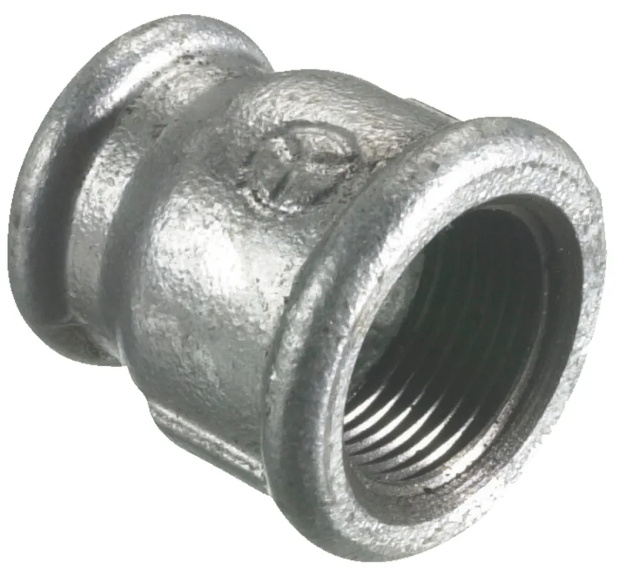 Formmuffe galvaniseret 3/4" x 1/2"