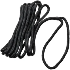 Fortøjningsline sort Ø12 mm x 6 meter