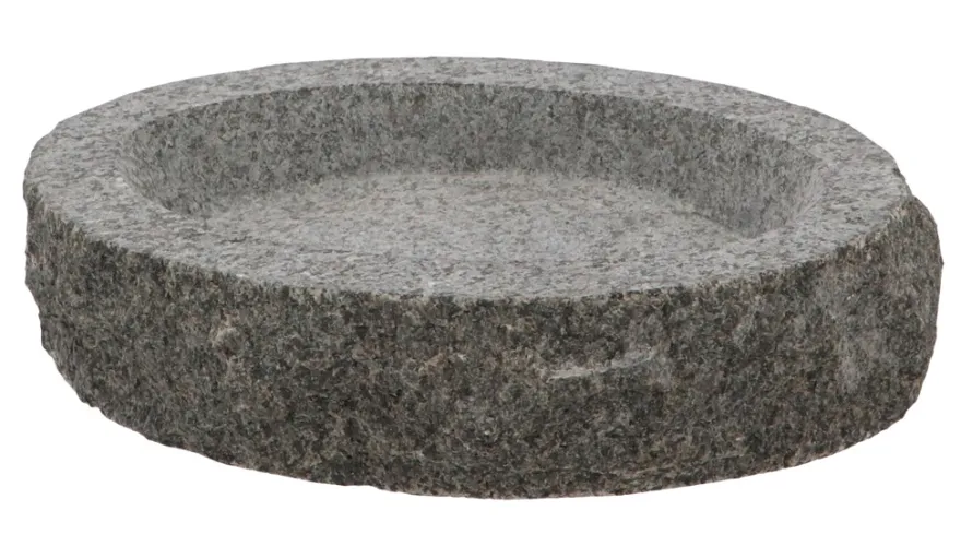 Fuglebad granit 26 x 17 x 7,4 cm