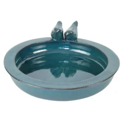 Fuglebad keramik petroleum Ø32,1 cm
