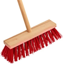 Gadekost 30 cm m/træskaft 140 cm - Garden®