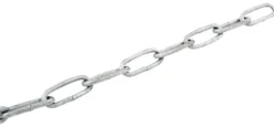 Galvaniseret kæde langleddet Ø5 mm x 5 meter