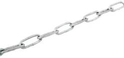 Galvaniseret kæde langleddet Ø5 mm x 2 meter