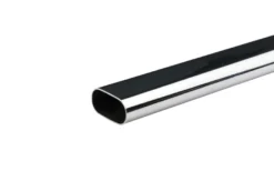 Garderobestang forkromet 1 meter