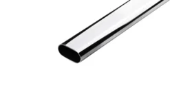 Garderobestang forkromet 1 meter