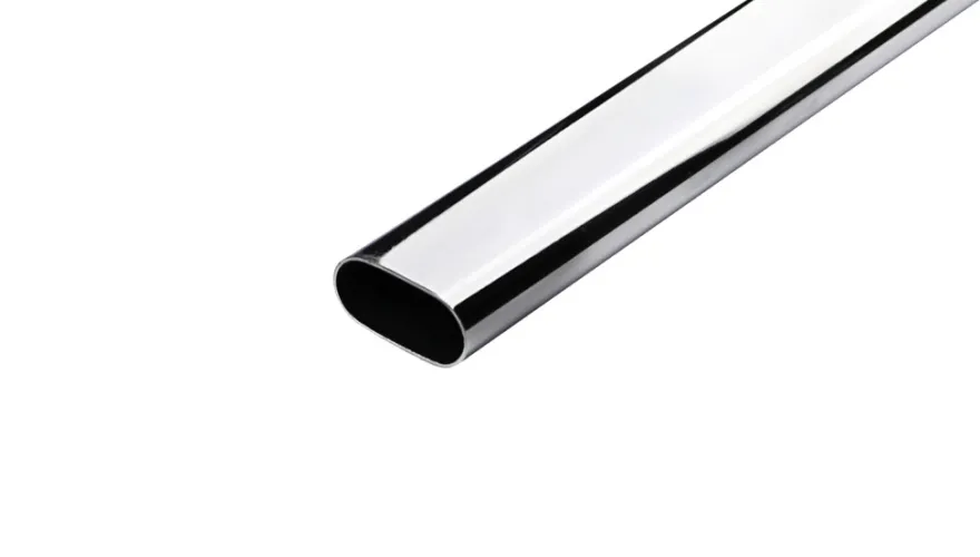 Garderobestang forkromet 1 meter