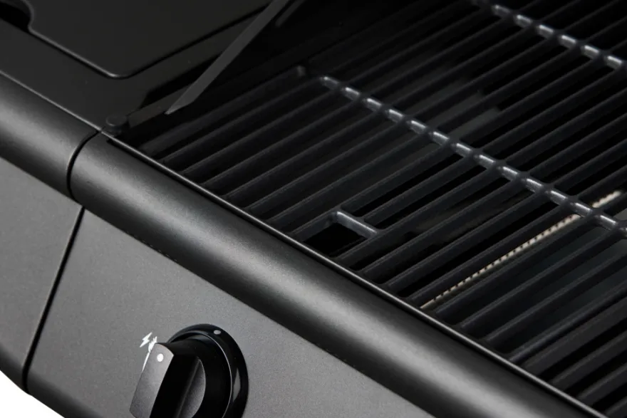 Gasgrill 3 brændere og sidebrænder sort - Grillexpert®