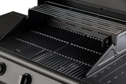 Gasgrill 3 brændere og sidebrænder sort - Grillexpert®