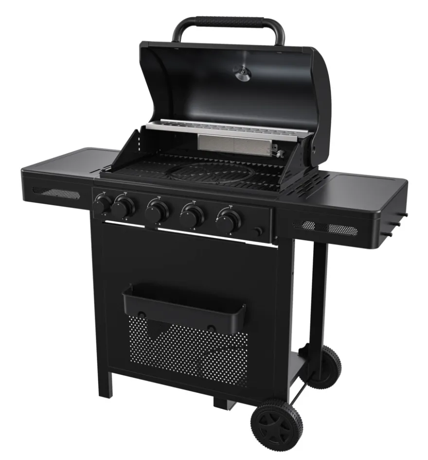 Gasgrill m/4 brændere & bagbrænder - Grillexpert®