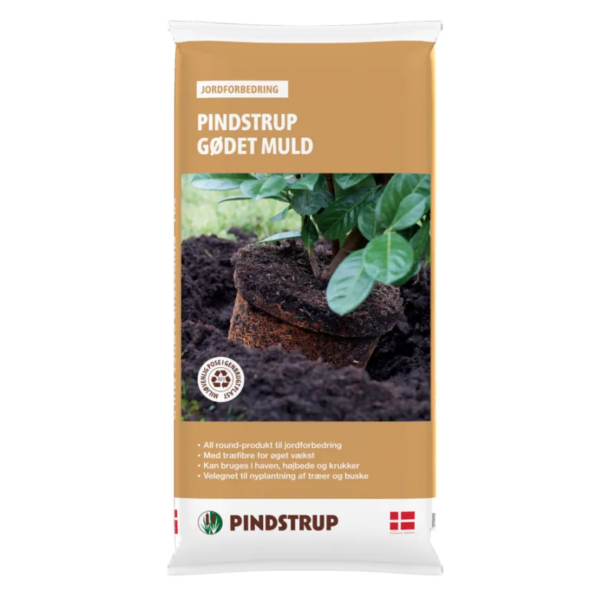 Gødet muld 50 liter - Pindstrup