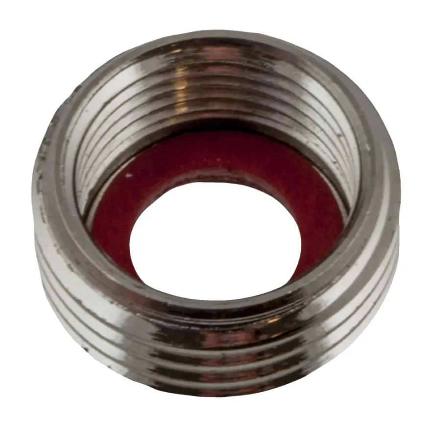 Gevindring 3/8" x 1/2" krom