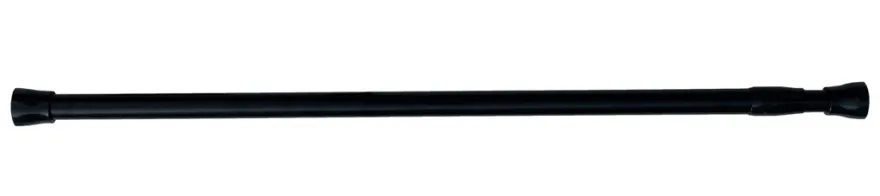 GEYSER® forhængsstang sort 70-120 cm Ø22 mm