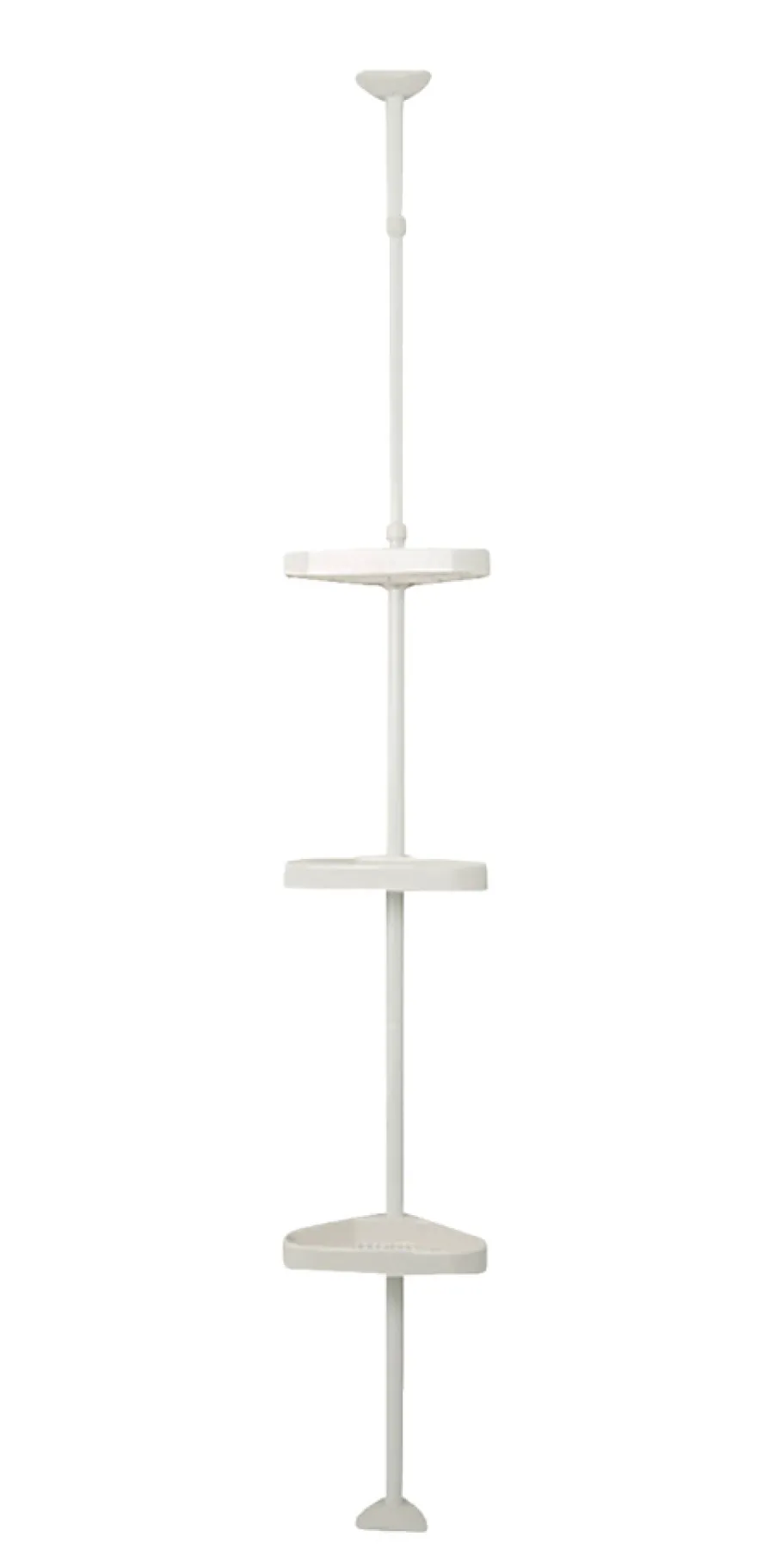 GEYSER® teleskophylde m/3 hylder hvid