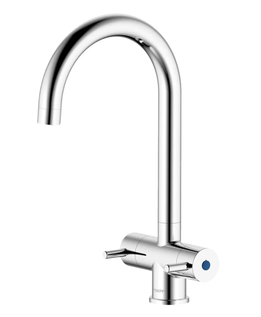 GEYSER® Twin køkkenarmatur krom