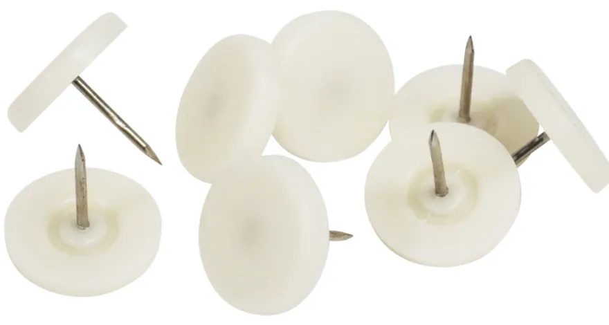 Glidesøm Ø30 mm hvid plast - 8 stk.