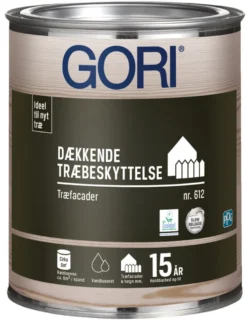GORI 612 dækkende træbeskyttelse kulsort 0,75 liter